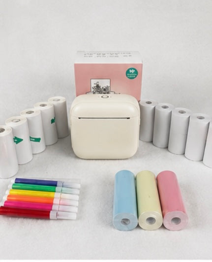 Mini Imprimante Thermique Portable Sans Encre Bluetooth iOS & Android